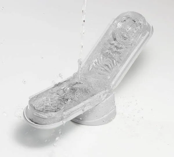 TENGA Masturbator - Aufklappbar, hygienisch, Spaß Weiß/Transparent TENGA Masturbator - Aufklappbar, hygienisch, Spaß Weiß/Transparent