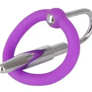 Silikon-Eichelring Dilator - Urethrale Freuden Lila, Silber Silikon-Eichelring Dilator - Urethrale Freuden Lila, Silber – Bild 5