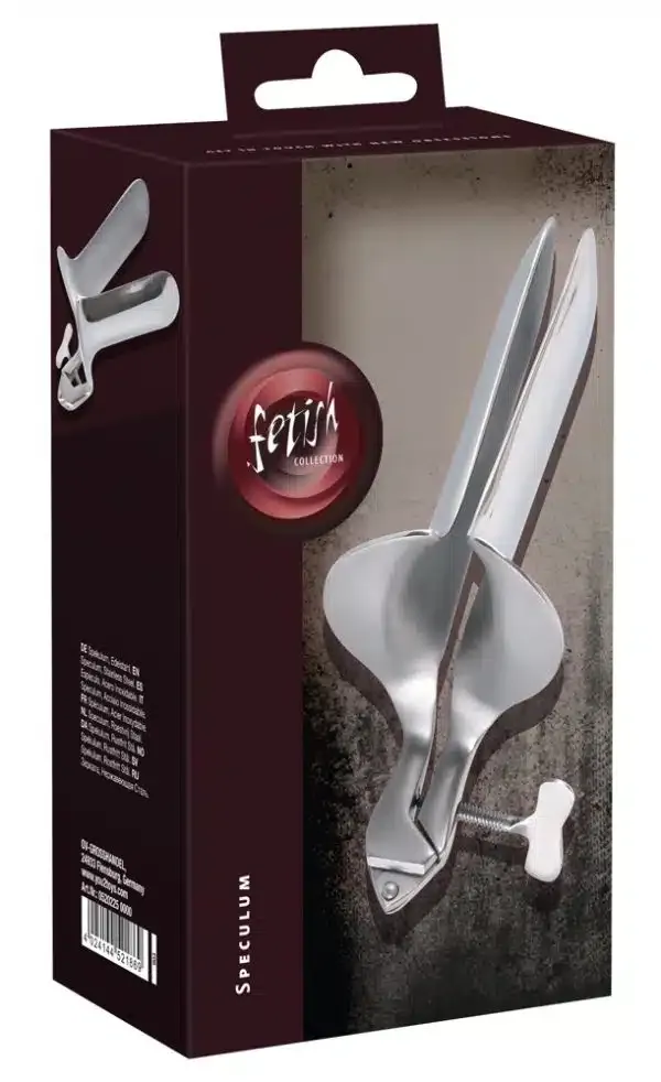 Fetish Collection Vaginalspekulum - Edelstahl, poliert, mattiert