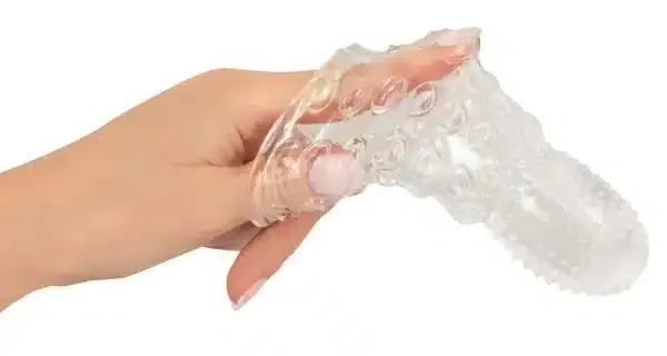 You2Toys Crystal Clear Penis Sleeve - Transparente genoppte Penishülle You2Toys Crystal Clear Penis Sleeve - Transparente genoppte Penishülle