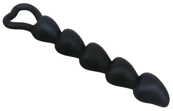 Black Velvets Herz-Analkugelstrang