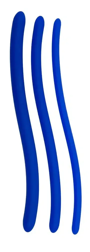 You2Toys Silikon Dilator Set - 3 Harnröhren-Dehner, verschiedene Durchmesser Dunkelblau