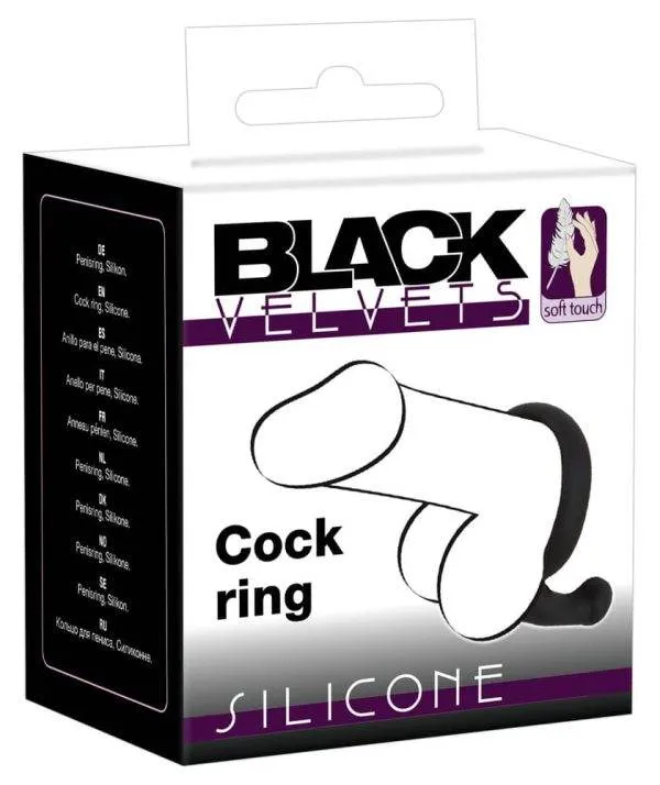 Black Velvets Penisring - für starke Erektionen und Perineum-Stimulation
