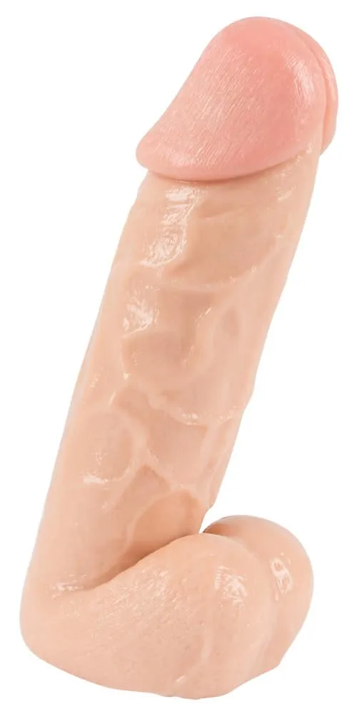You2Toys Naturdildo mit Hoden, 20 cm lang, Ø 5 cm
