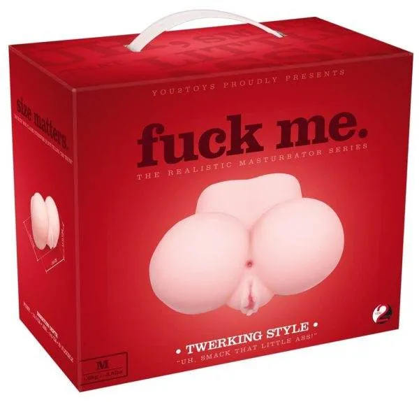 05257660000_verp You2Toys Realistischer Masturbator - Po-Design, genoppter Vaginakanal, gerillter Anuskanal