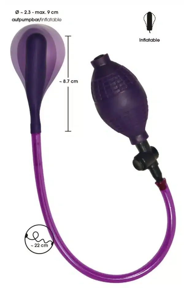 Bad Kitty Anal Balloon - Lilafarbener Latexballon mit Handpumpe und Druckablassventil Bad Kitty Anal Balloon - Lilafarbener Latexballon mit Handpumpe und Druckablassventil