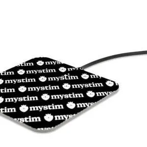 Mystim Elektroden: Wiederverwendbar, selbstklebend Grau/Weiß Mystim Elektroden: Wiederverwendbar, selbstklebend Grau/Weiß – Bild 3