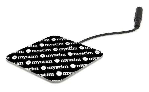 Mystim Elektroden: Wiederverwendbar, selbstklebend Grau/Weiß Mystim Elektroden: Wiederverwendbar, selbstklebend Grau/Weiß