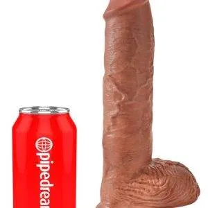 King Cock Realistischer Dildo | Mit Saugfuß | Strap-on kompatibel Tan King Cock Realistischer Dildo | Mit Saugfuß | Strap-on kompatibel Tan – Bild 2