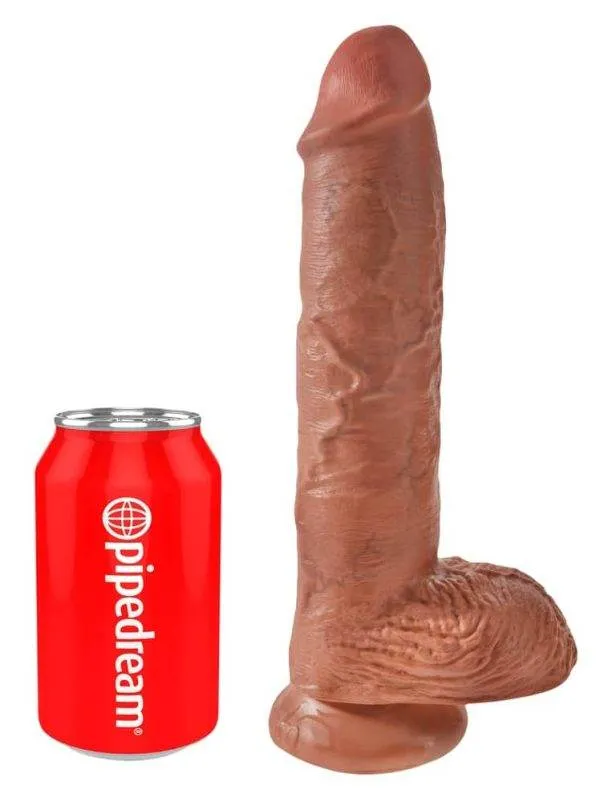 King Cock Realistischer Dildo | Mit Saugfuß | Strap-on kompatibel Tan King Cock Realistischer Dildo | Mit Saugfuß | Strap-on kompatibel Tan