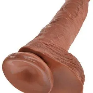 King Cock Realistischer Dildo | Mit Saugfuß | Strap-on kompatibel Tan King Cock Realistischer Dildo | Mit Saugfuß | Strap-on kompatibel Tan – Bild 5