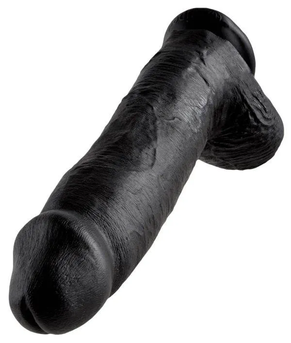 King Cock Realistischer Dildo mit Saugfuß Dark King Cock Realistischer Dildo mit Saugfuß Dark