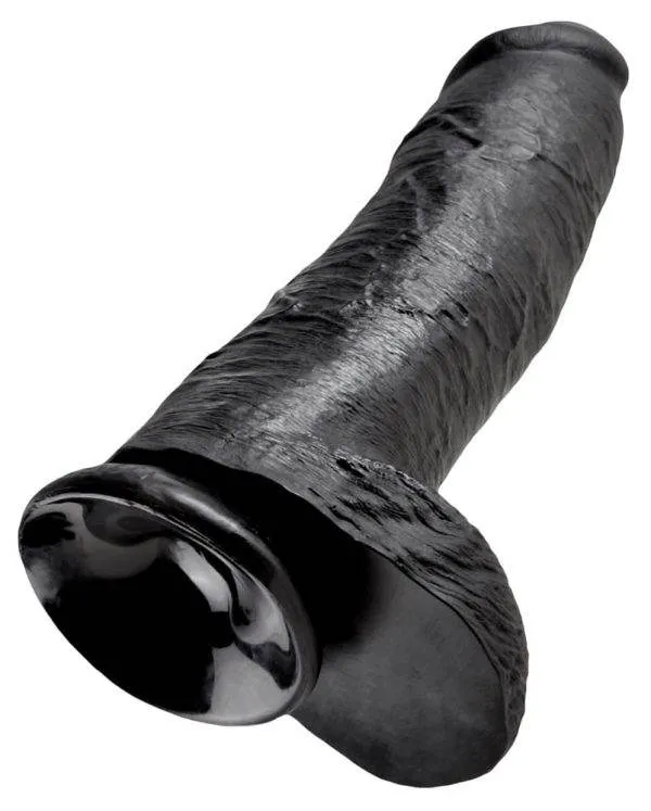 King Cock Realistischer Dildo mit Saugfuß Dark King Cock Realistischer Dildo mit Saugfuß Dark