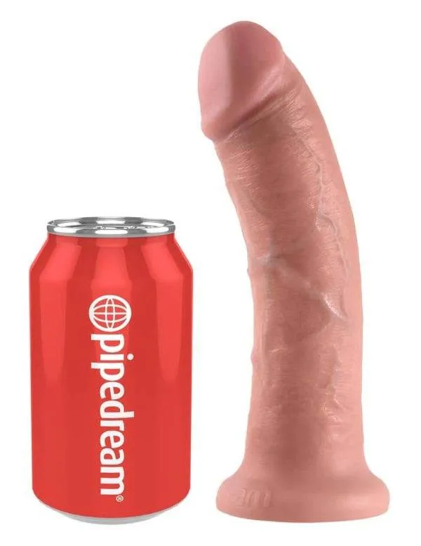 King Cock Naturdildo - Realistischer Saugfuß-Dildo Flesh