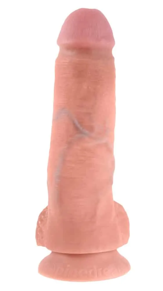 King Cock Naturdildo mit Saugfuß und Strap-on-Kompatibilität Light King Cock Naturdildo mit Saugfuß und Strap-on-Kompatibilität Light
