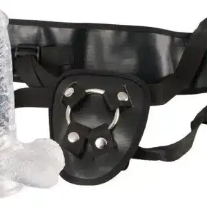 Crystal Clear Strap-on Set - Umschnallen und genießen! Transparent, Schwarz Crystal Clear Strap-on Set - Umschnallen und genießen! Transparent, Schwarz – Bild 3