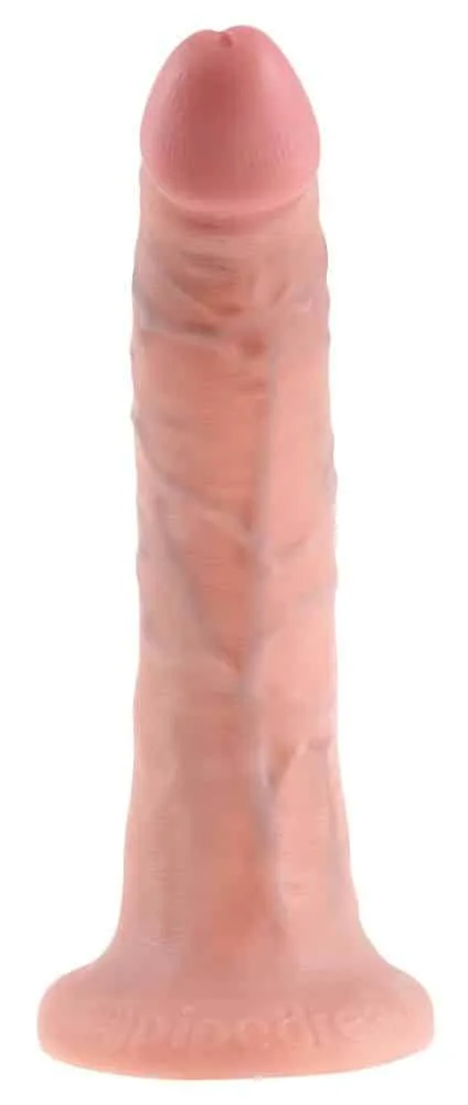 King Cock Naturdildo mit Saugfuß - 7 Inch Flesh