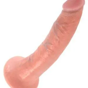King Cock Naturdildo mit Saugfuß - 7 Inch Flesh King Cock Naturdildo mit Saugfuß - 7 Inch Flesh – Bild 5