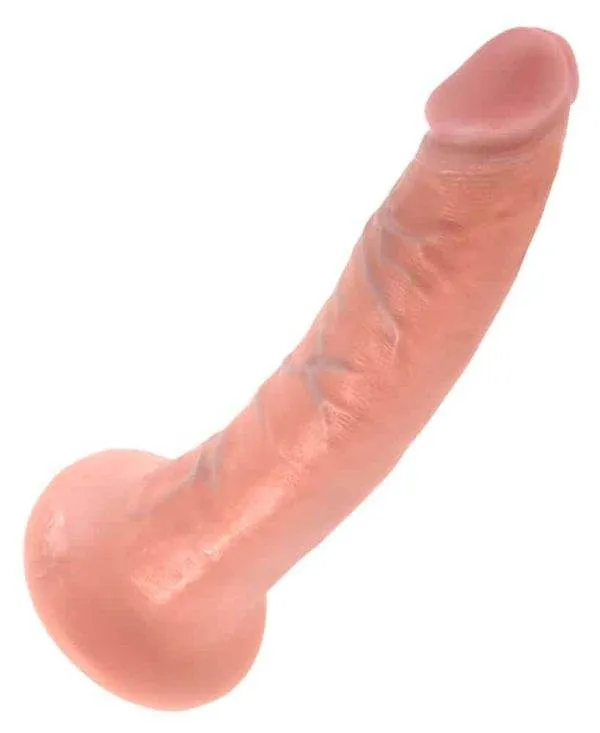 King Cock Naturdildo mit Saugfuß - 7 Inch Flesh King Cock Naturdildo mit Saugfuß - 7 Inch Flesh