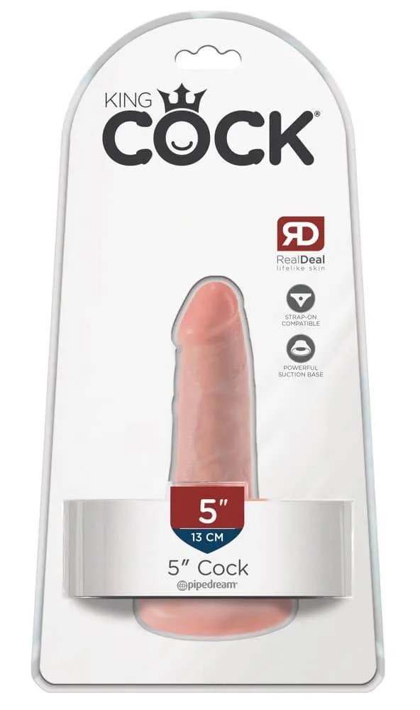 King Cock Naturdildo mit Saugfuß Light