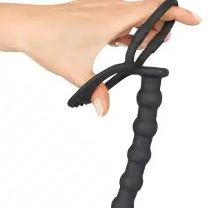 Black Velvets Doppelring mit Analdildo - Perfekter Halt und doppelte Penetration Black Velvets Doppelring mit Analdildo - Perfekter Halt und doppelte Penetration – Bild 5