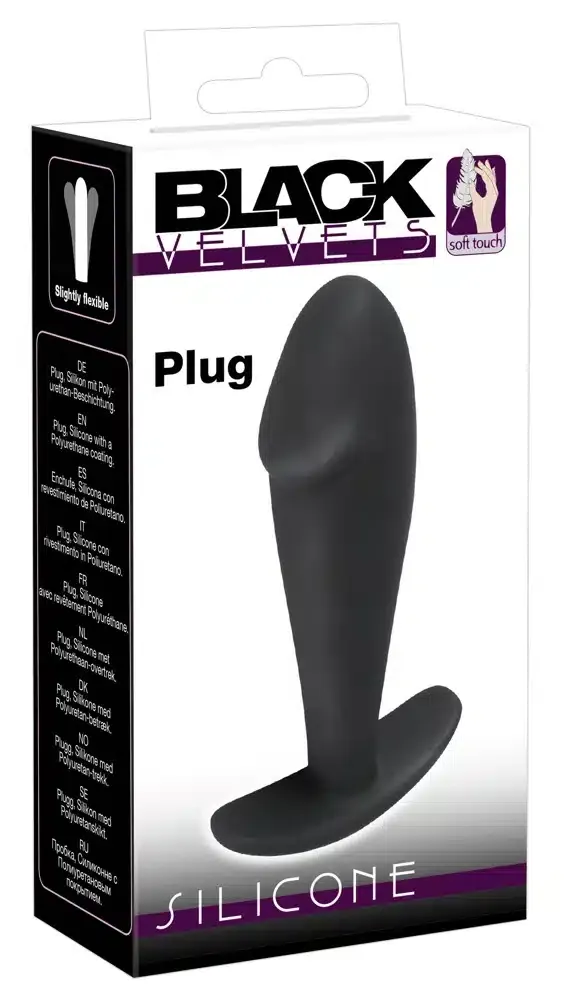 Black Velvets Analplug - Samtig-seidiges Silikon mit ausgeprägter Eichel