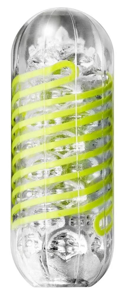 TENGA Spinner Tetra - Dreheffekt-Masturbator Transparent/Grün