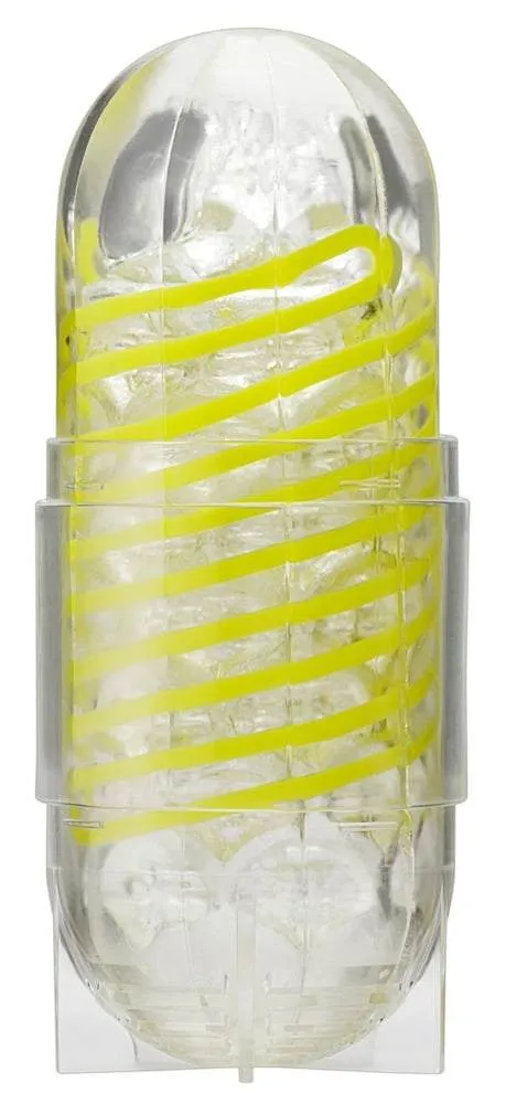 TENGA Spinner Tetra - Dreheffekt-Masturbator Transparent/Grün