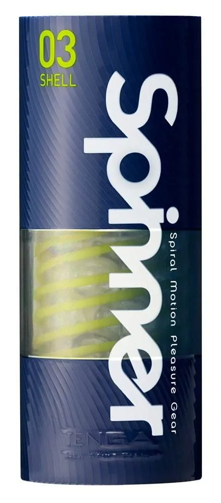 TENGA Spinner Tetra - Dreheffekt-Masturbator Transparent/Grün