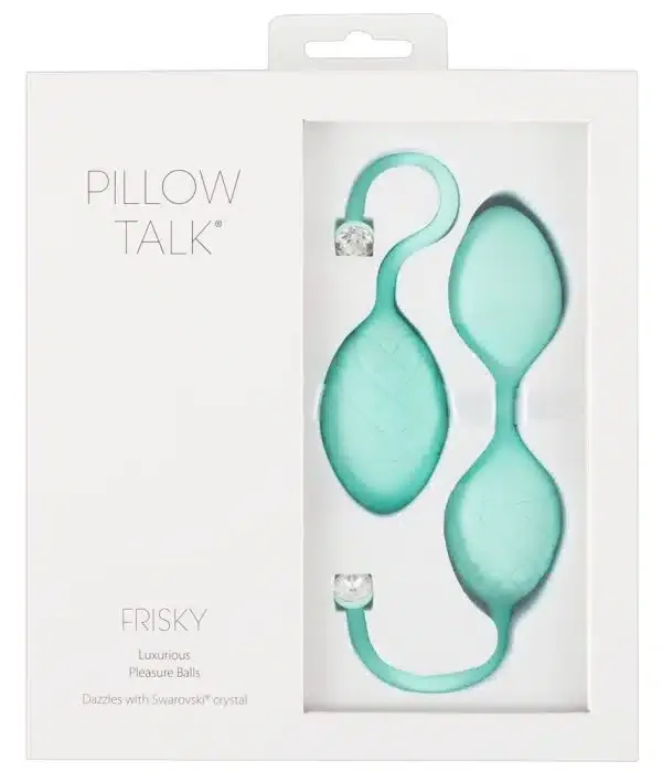 Pillow Talk Beckenbodentraining mit Swarovski-Kristall Teal