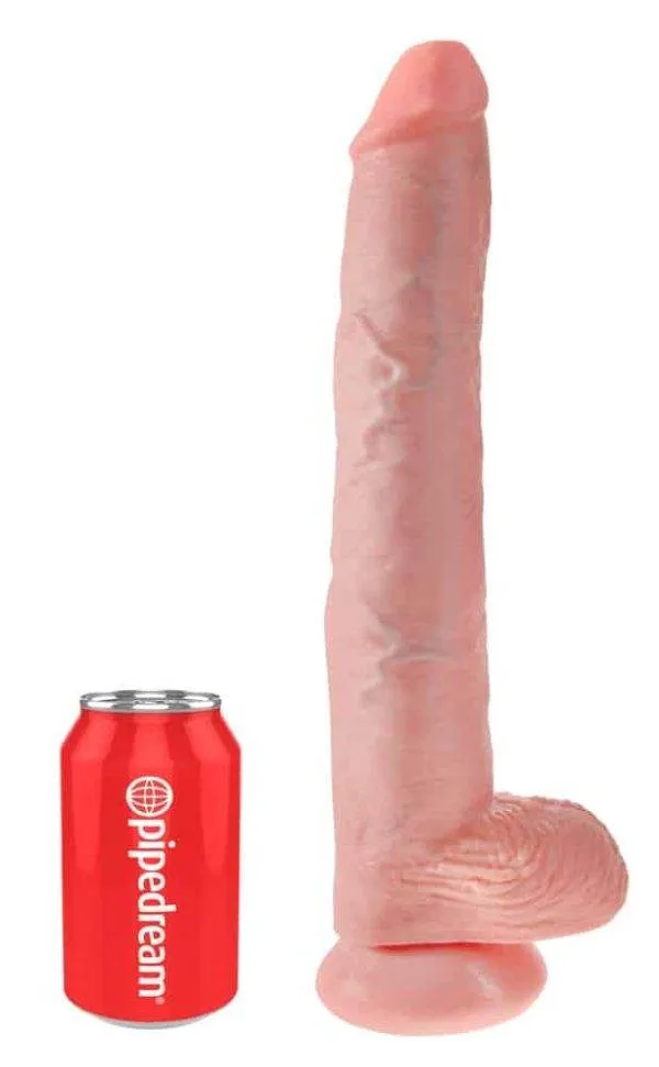 King Cock Naturdildo mit Saugfuß - 35,6 cm Länge, Ø 6 cm Light King Cock Naturdildo mit Saugfuß - 35,6 cm Länge, Ø 6 cm Light
