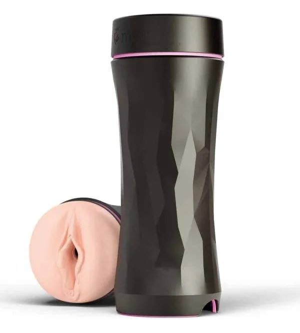 Mystim Opus E Vagina - Masturbator mit E-Stim-Adapter Schwarz/Hautfarben hell Mystim Opus E Vagina - Masturbator mit E-Stim-Adapter Schwarz/Hautfarben hell