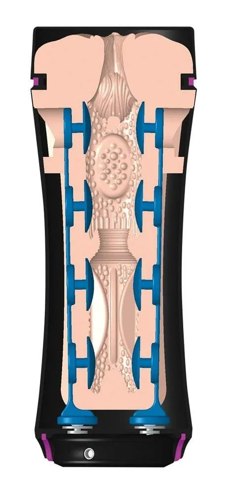 Mystim Opus E Vagina - Masturbator mit E-Stim-Adapter Schwarz/Hautfarben hell Mystim Opus E Vagina - Masturbator mit E-Stim-Adapter Schwarz/Hautfarben hell