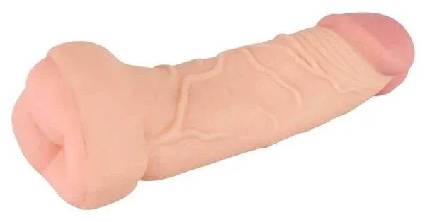 Nature Skin 2in1 Extension+Mas - Penisvergrößerung und Masturbator