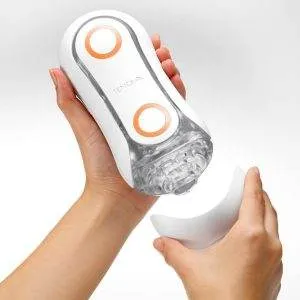 TENGA Flip Orb - Blowjob-Simulation & 2-Punkte-Stimulation Weiß/Transparent/Orange TENGA Flip Orb - Blowjob-Simulation & 2-Punkte-Stimulation Weiß/Transparent/Orange – Bild 4