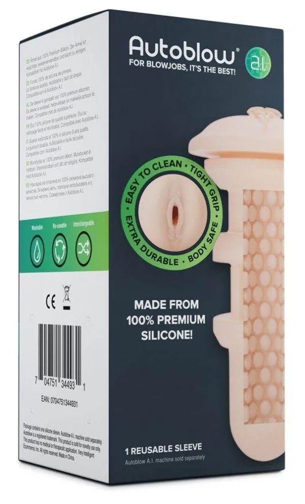 Autoblow A.I. Sleeve - Genopptes Silikon Zubehör für Autoblow AI Autoblow A.I. Sleeve - Genopptes Silikon Zubehör für Autoblow AI