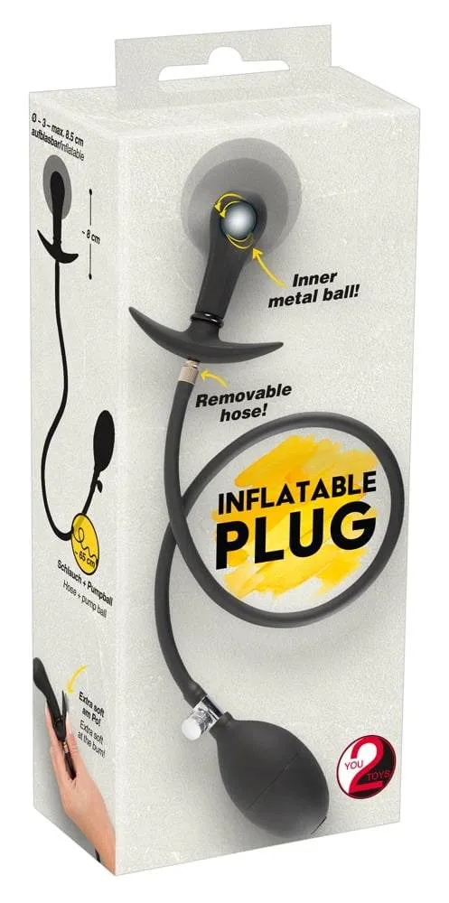 05362020000_verp You2Toys Inflatable Plug - Analtraining für Anfänger bis Experten Schwarz/Silber