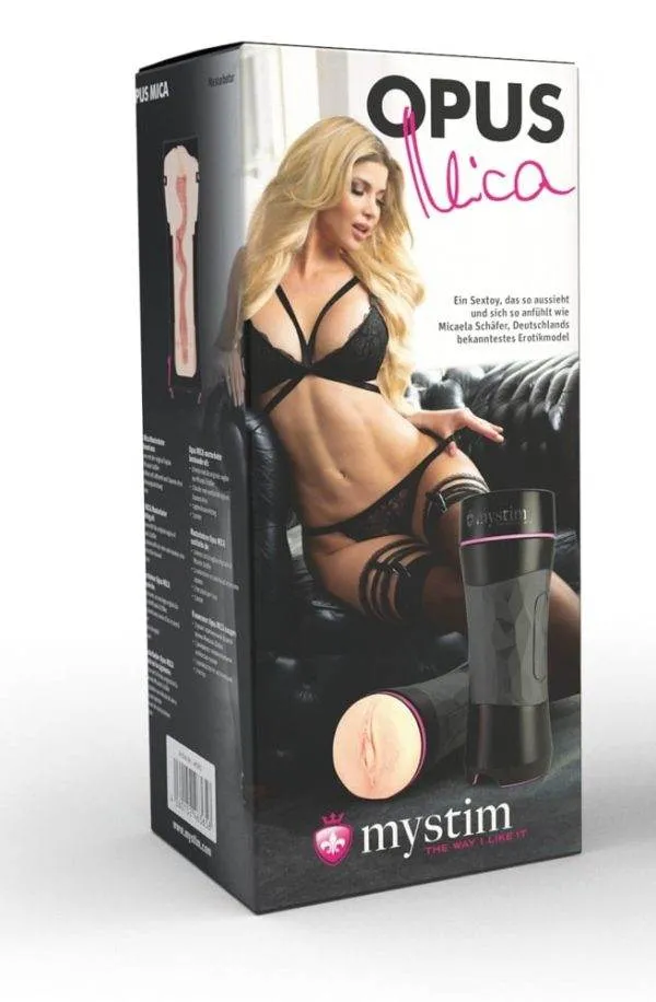 05371520000_verp Mystim Mica - Masturbator mit Micaela Schäfer Nachbildung Schwarz/Hautfarben hell