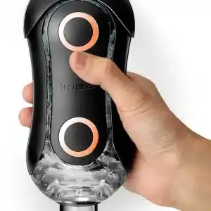 TENGA Flip Orb - Intensiver Masturbator mit Vakuum Schwarz/Orange/Transparent TENGA Flip Orb - Intensiver Masturbator mit Vakuum Schwarz/Orange/Transparent – Bild 5