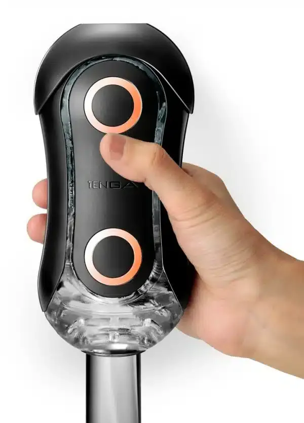 TENGA Flip Orb - Intensiver Masturbator mit Vakuum Schwarz/Orange/Transparent TENGA Flip Orb - Intensiver Masturbator mit Vakuum Schwarz/Orange/Transparent