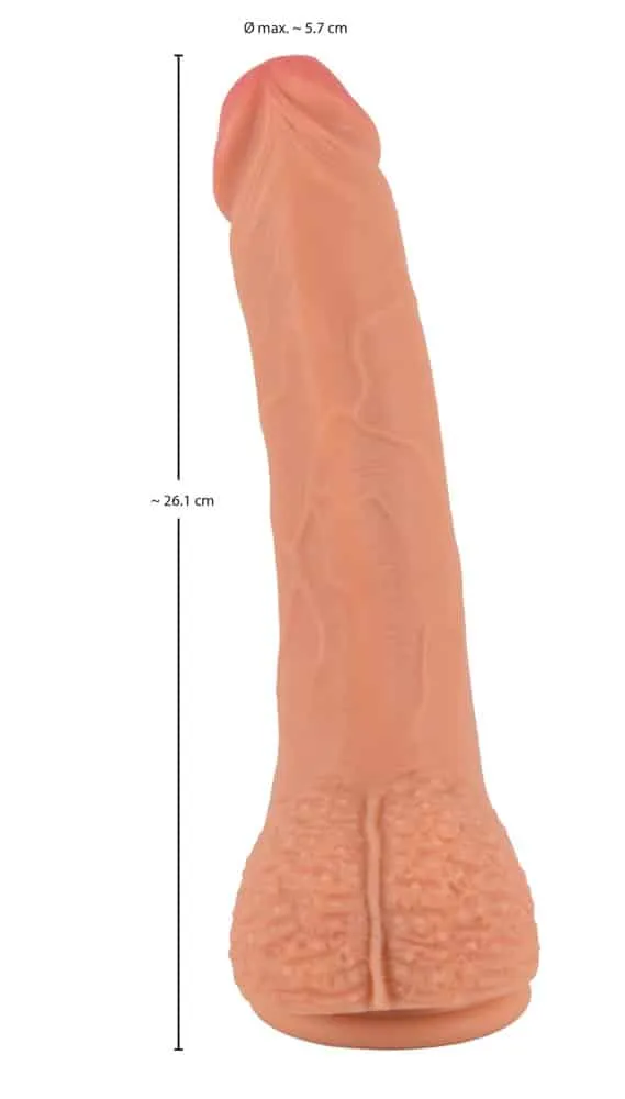 Rebellischer Naturdildo Real Nature Boy L - Praller Eichel & Saugfuß