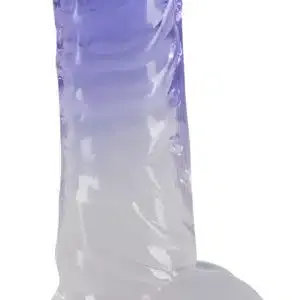 Crystal Naturdildo mit Saugfuß - Für intensive Stimulation Transparent/Lila Crystal Naturdildo mit Saugfuß - Für intensive Stimulation Transparent/Lila – Bild 3