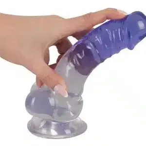 Crystal Naturdildo mit Saugfuß - Für intensive Stimulation Transparent/Lila Crystal Naturdildo mit Saugfuß - Für intensive Stimulation Transparent/Lila – Bild 5