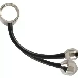 You2Toys Metall-Penisring mit Plug-Gewichten Silber/Schwarz You2Toys Metall-Penisring mit Plug-Gewichten Silber/Schwarz – Bild 4