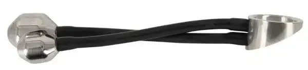 You2Toys Metall-Penisring mit Plug-Gewichten Silber/Schwarz You2Toys Metall-Penisring mit Plug-Gewichten Silber/Schwarz