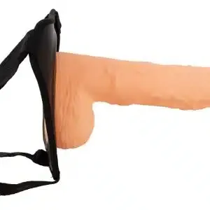 Excellent Power Erection Assistant Hollow Strap-On Hautfarben hell/Schwarz Excellent Power Erection Assistant Hollow Strap-On Hautfarben hell/Schwarz – Bild 3