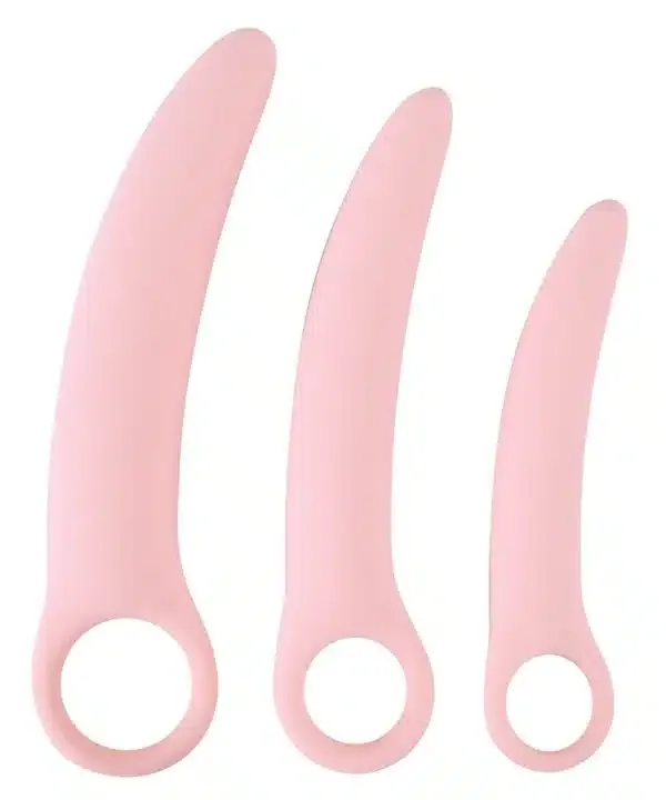 Sweet Smile Vaginaltrainer - 3er-Set, ideal gebogen, flexibel und biegsam