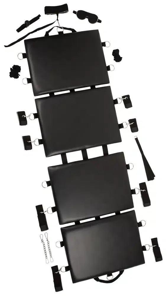 You2Toys Bondage Board 2.0 - Multifunktions-Fesselplatte Schwarz/Silber