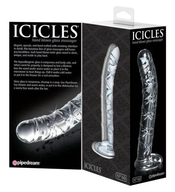 Icicles Glasdildo - Heiß und kalt genießen! Icicles Glasdildo - Heiß und kalt genießen!