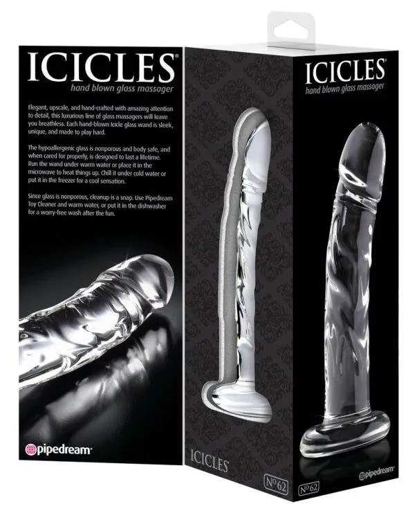 Icicles Massagestab - Heiß und Kalt, handgefertigt Icicles Massagestab - Heiß und Kalt, handgefertigt